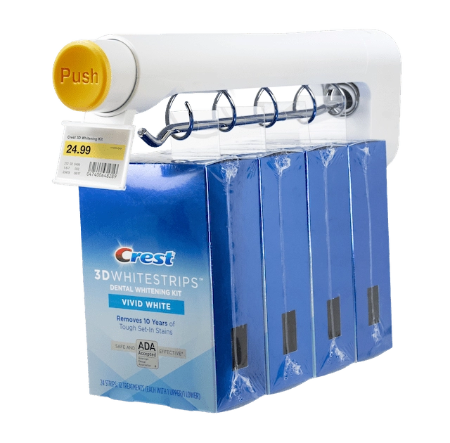 T1000 Self-service, time-delayed dispenser for hanging merchandise