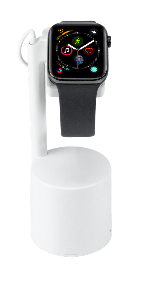 Smartwatch on white security display