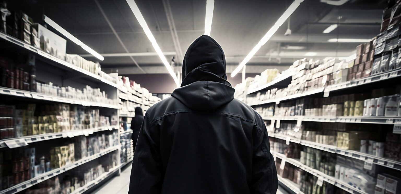 Retail Shoplifter in Store