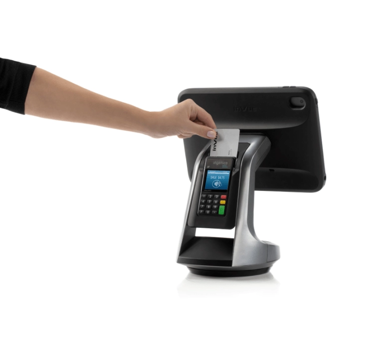 InVue point of sale payment terminal dock chargers