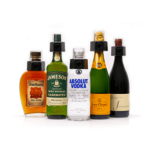 Bottle Locks on Liquor bottles