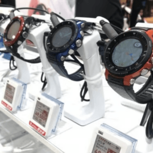 Smartwatches on secure display