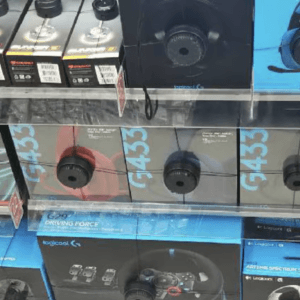 Black package wraps protecting products at Sofmap