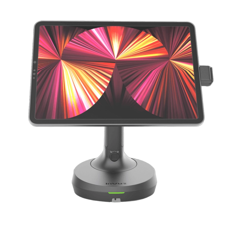 NE150 tablet stand with iPad