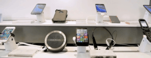 Devices on display at AT&T