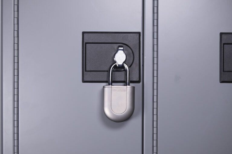 Padlock on a Locker
