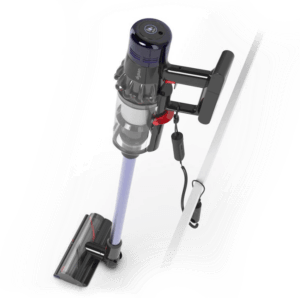 Stick vacuum protected with Cable Lock Anchor