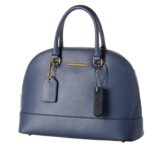 Cable lock on purse for Sell-thru merchandise security