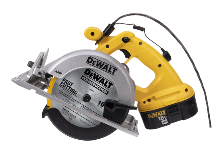 Dewalt saw secured by Zips