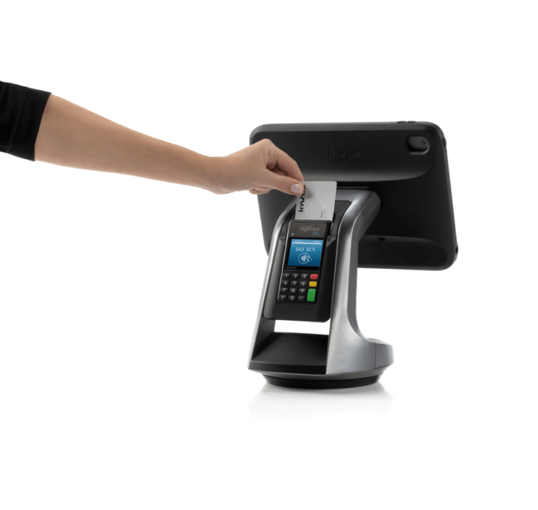 InVue point of sale payment terminal dock chargers