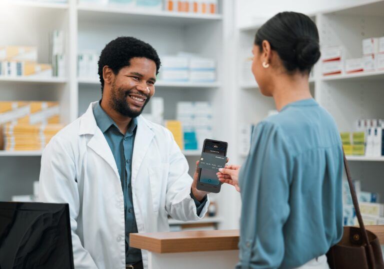 mPOS solution in a pharmacy