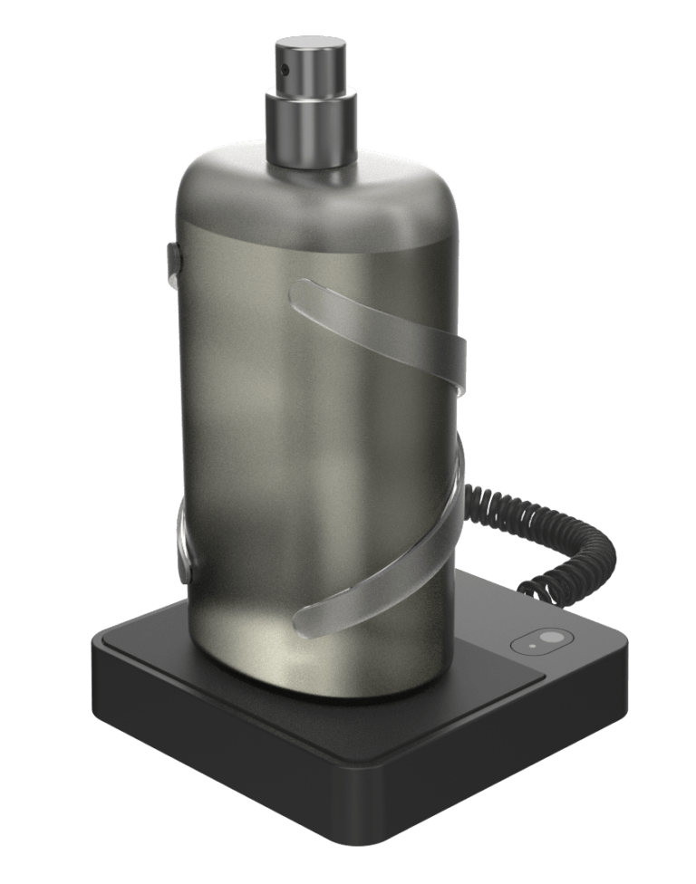 InVue product - Zips Podium fragrance security solution
