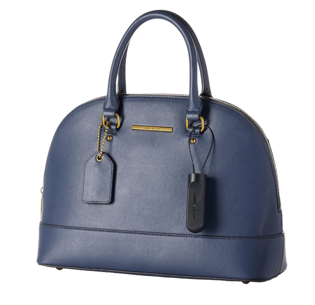 Cable lock on purse for Sell-thru merchandise security