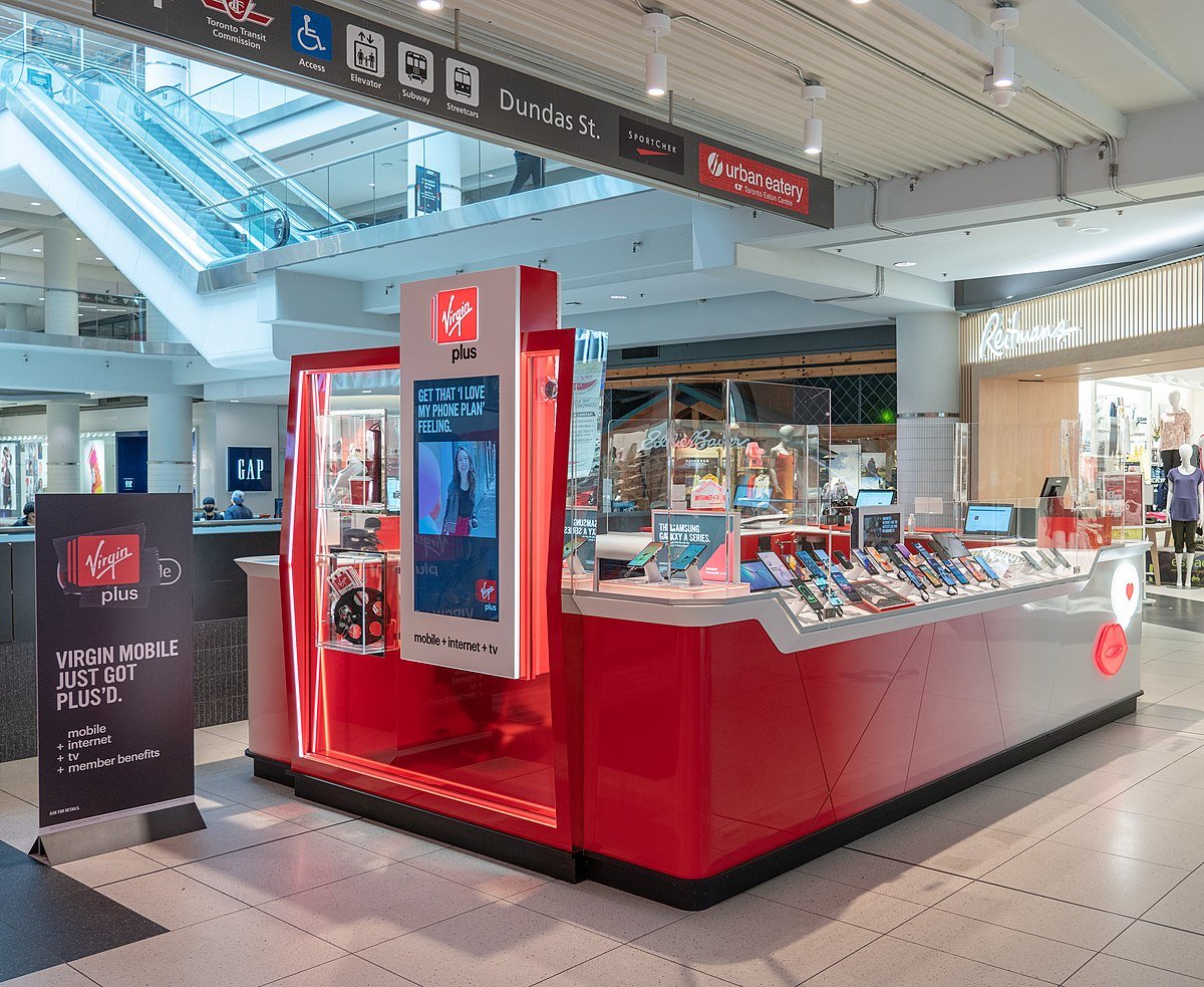 Virgin Mobile kiosk location