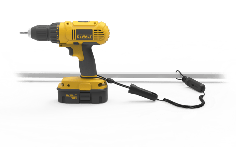 Drill secure with cable lock anchor