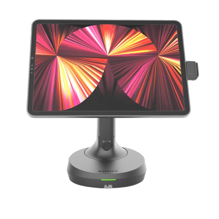NE150 tablet stand with iPad