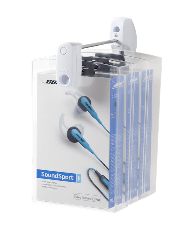 Merchandise Display Security - Complete security for headphones, and earbuds