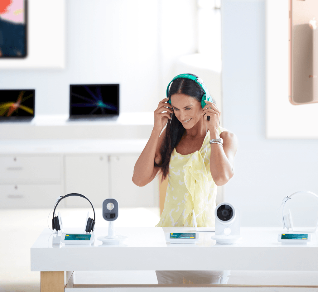 Merchandise Display Security - Complete security for headphones, and earbuds