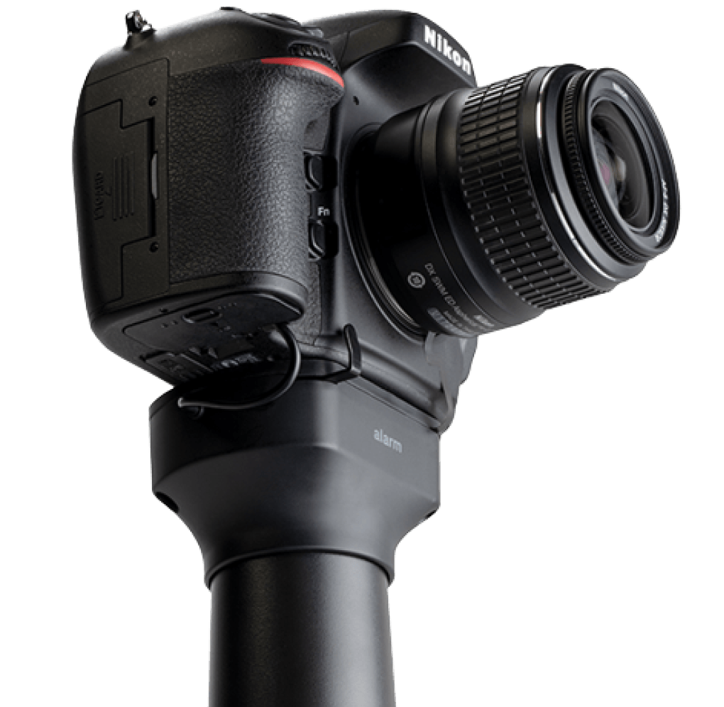 Camera on a secure display