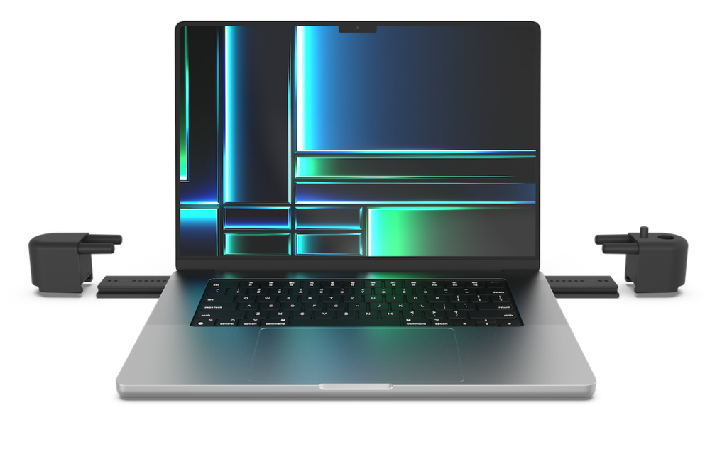 InVue's laptop security, Laptop Lock installed to secure a MacBook Pro