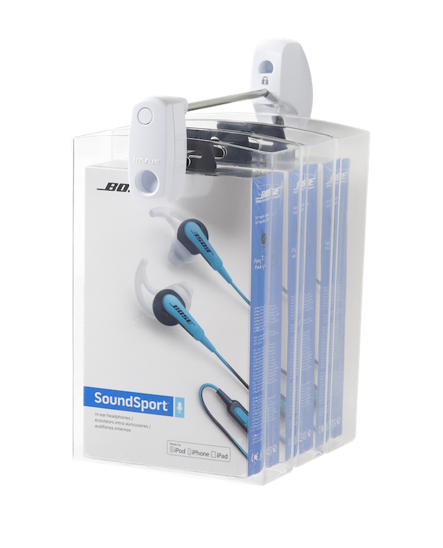 Merchandise Display Security - Complete security for headphones, and earbuds