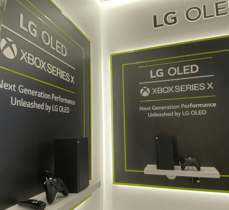 LG OLED XBox display solution