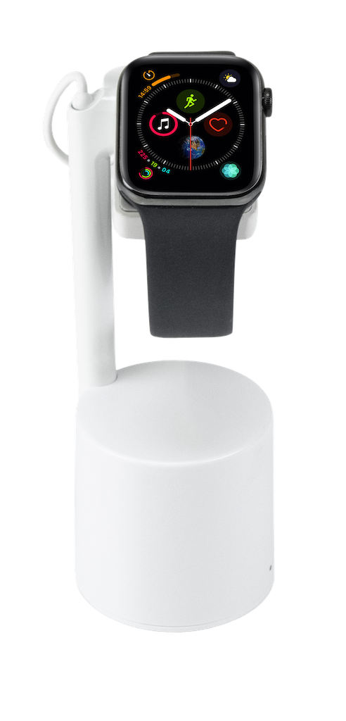 Smartwatch on white security display