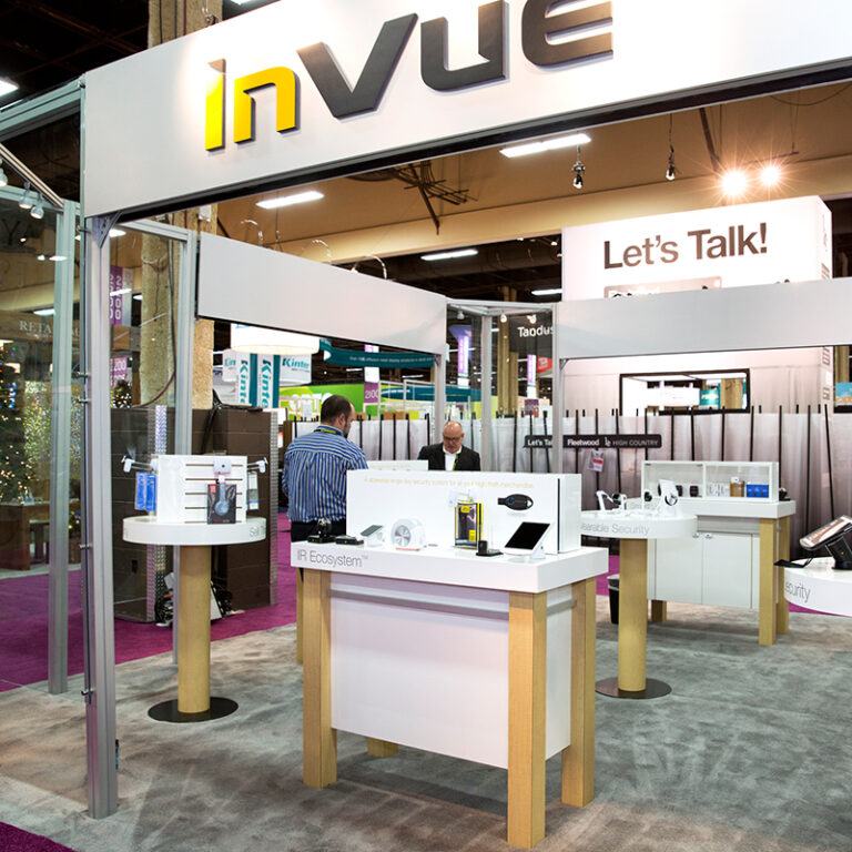 InVue 的 IR Ecosystem™ 登上了 Global Shop 的中央展台。
