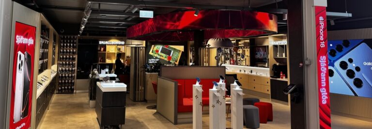 Vodafone Iceland Modernizes Retail Experience with InVue’s Sleek Anti-Theft Devices