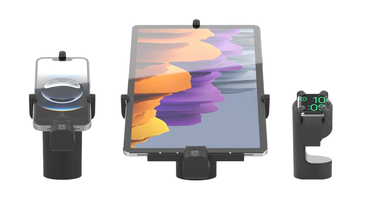 The OnePOD Max Phone, Tablet and Wearable Solution for Secure Display