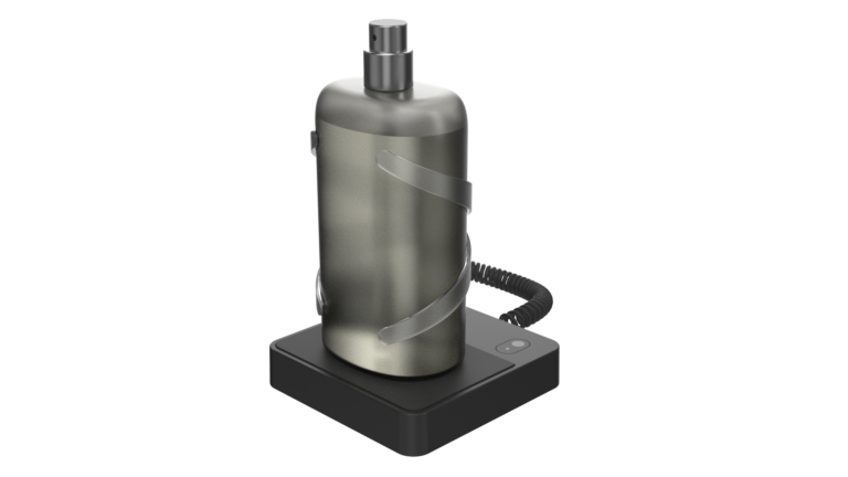 InVue product - Zips Podium fragrance security solution