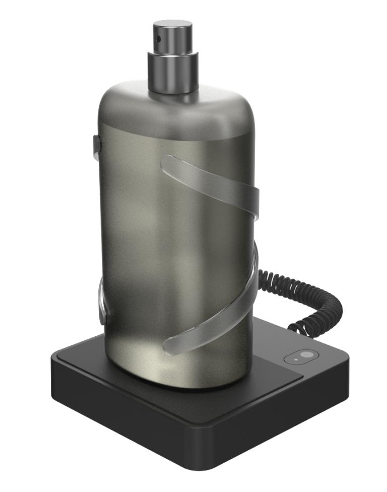 InVue product - Zips Podium fragrance security solution