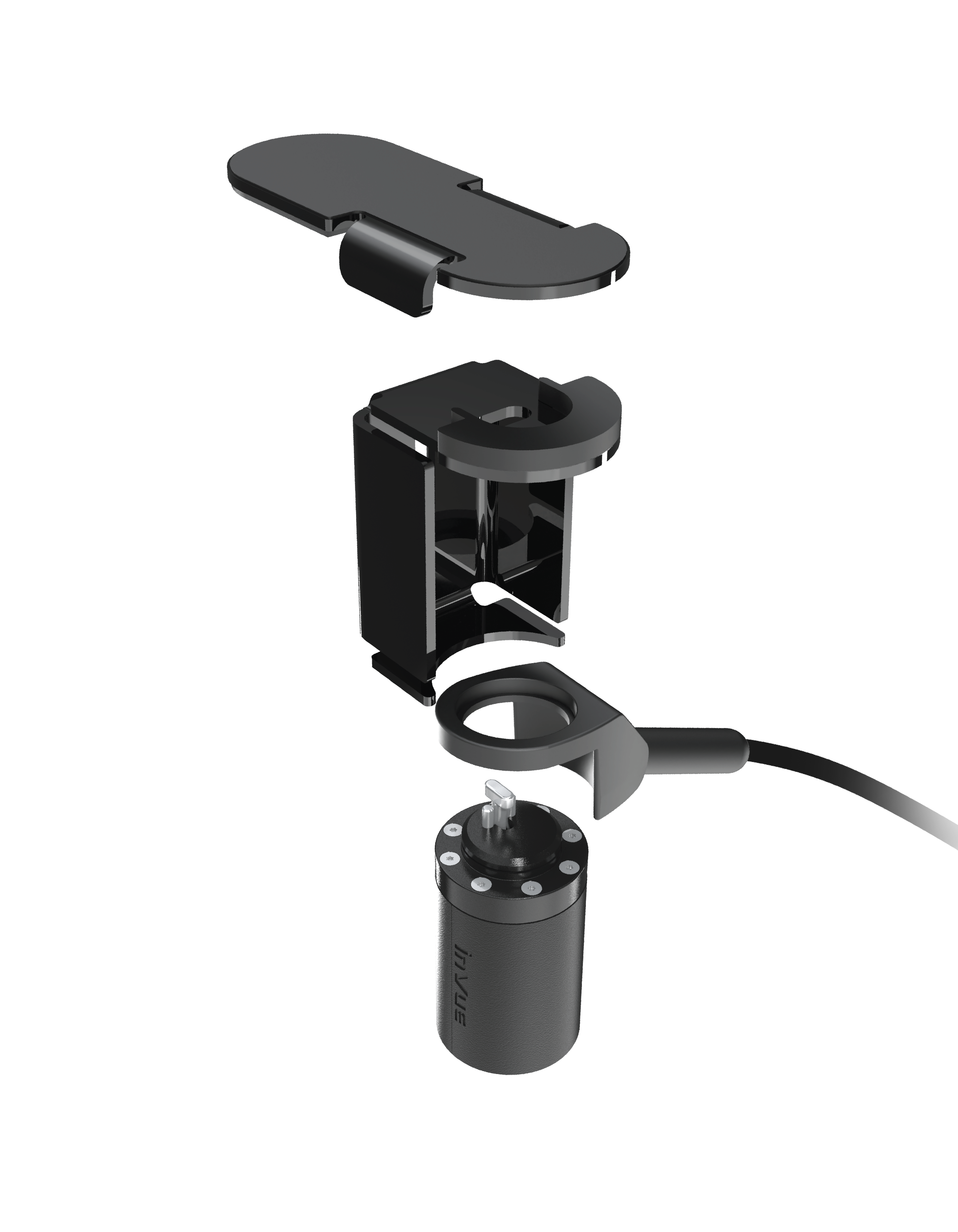 Desktop Lock exploded view