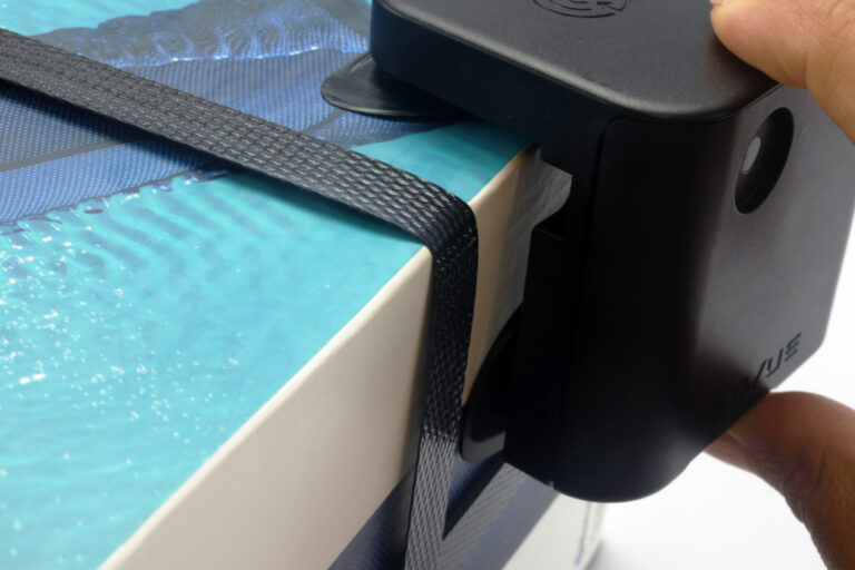 InVue's Corner Package Wrap has existing package band compatibility